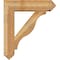 Ekena Millwork Funston Arts and Crafts Rough Sawn Bracket w/ Offset Brace, Western Red Cedar, 8"W x 30"D x 34"H BKT0806X30X34FST03RWR - alternate 4